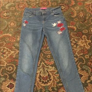 Size 14 girls floral jeans